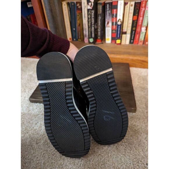 liebeskind Berlin sneakers red silver and black sz 9 euc - Picture 4 of 5